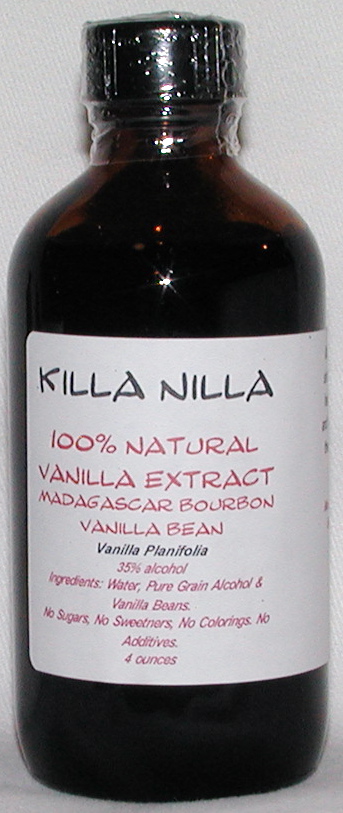 Killa Nilla Vanilla Extract Madagascar 4 ounce
